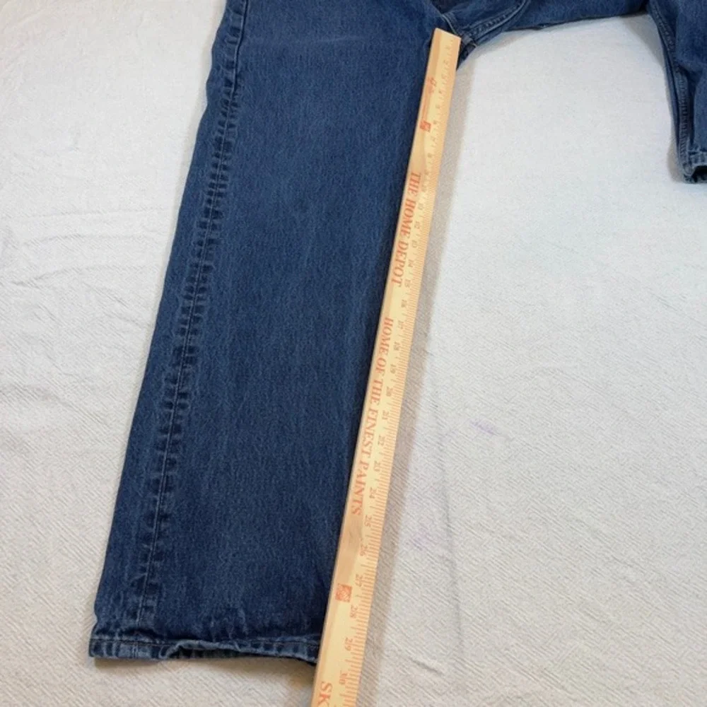 Levi's 505 Jeans Mens Size‎ W38xL32 Regular Fit Dark Wash Denim Pants